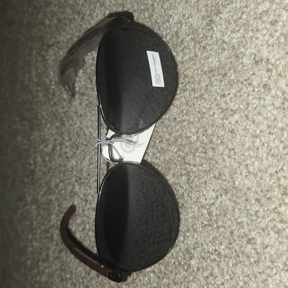Wooden Temple Black Sunglasses